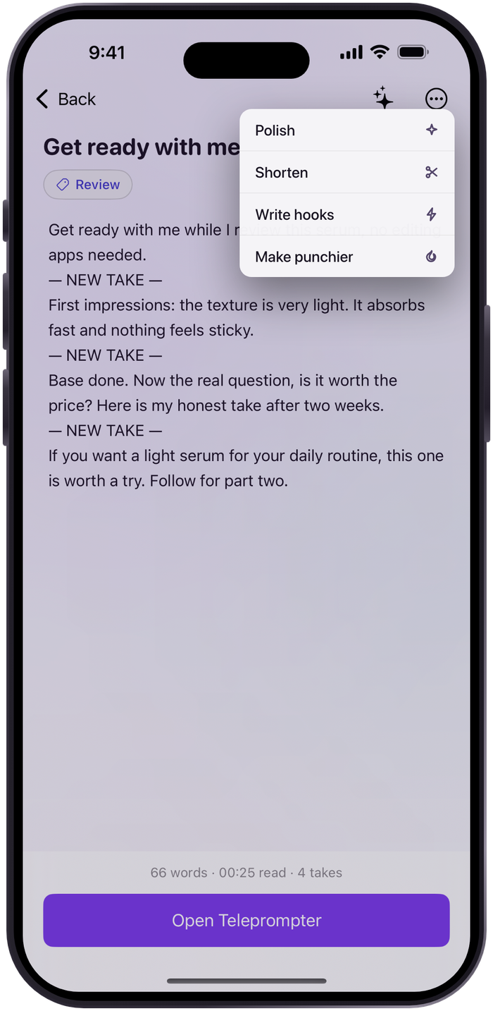 AI actions